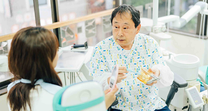 東村山市・久米川駅の歯医者「こにし歯科医院」で痛くない・怖くない治療を行う